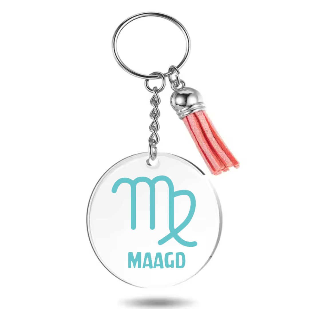 Sleutelhanger met sterrenbeeld Maagd
