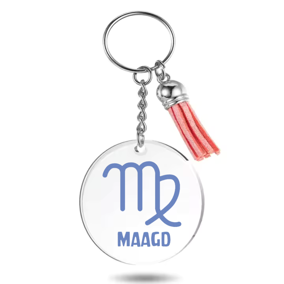 Sleutelhanger met sterrenbeeld Maagd
