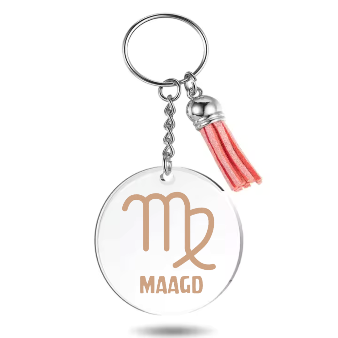 Sleutelhanger met sterrenbeeld Maagd