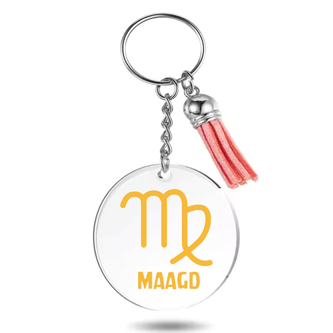 Sleutelhanger met sterrenbeeld Maagd