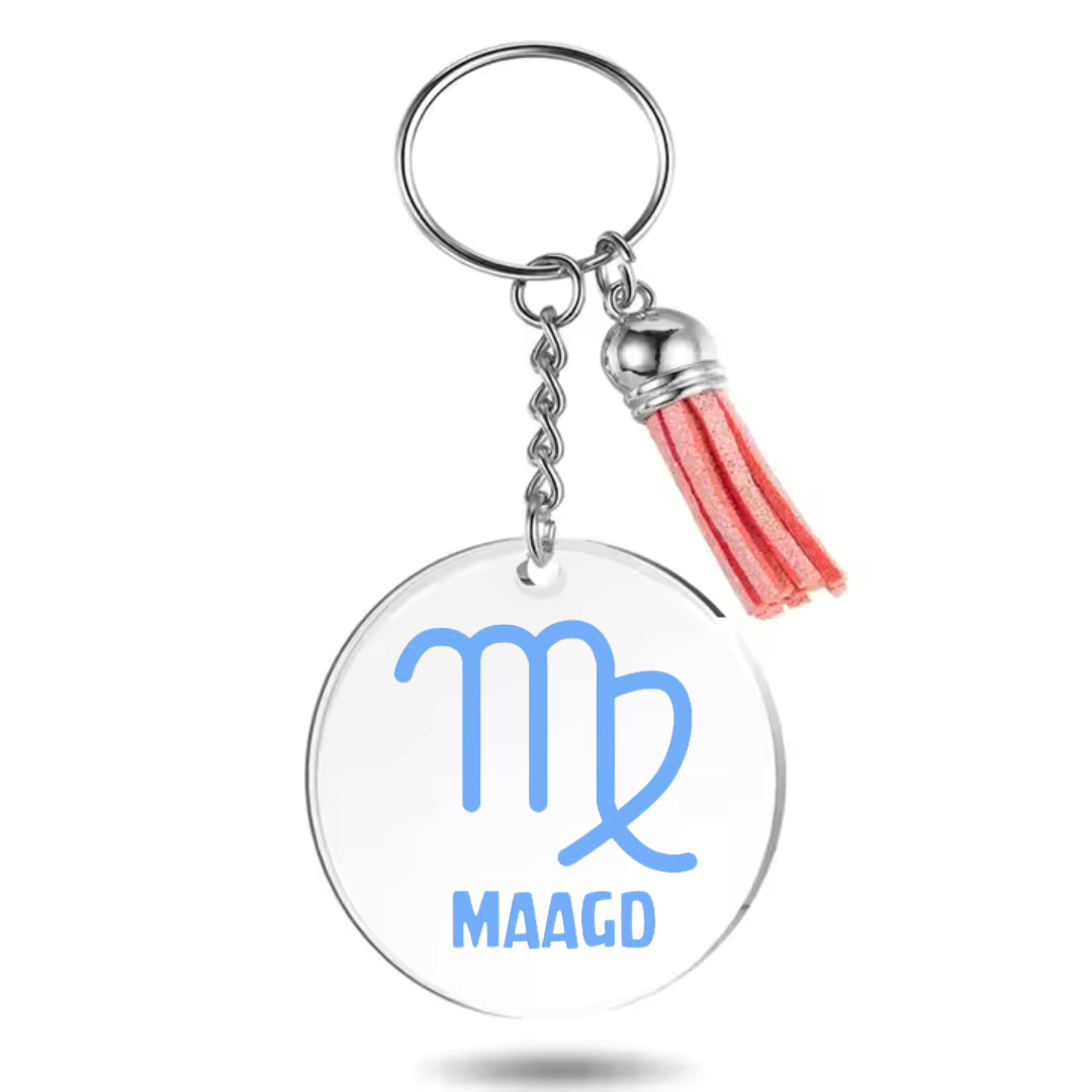 Sleutelhanger met sterrenbeeld Maagd