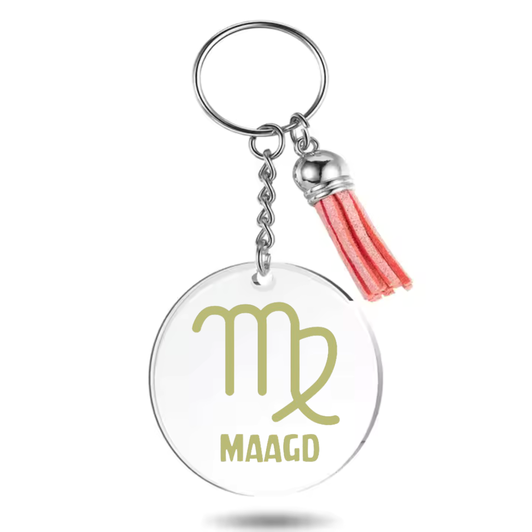 Sleutelhanger met sterrenbeeld Maagd