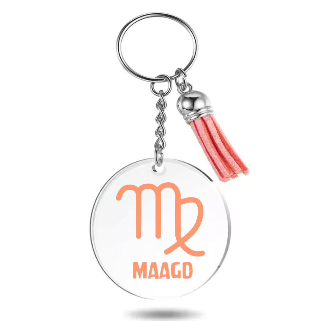 Sleutelhanger met sterrenbeeld Maagd