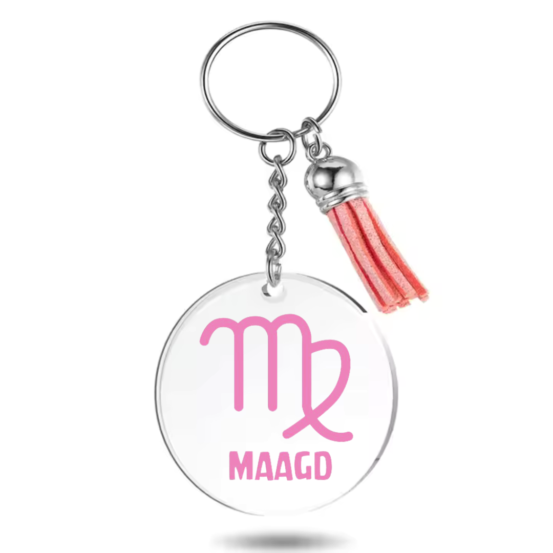Sleutelhanger met sterrenbeeld Maagd