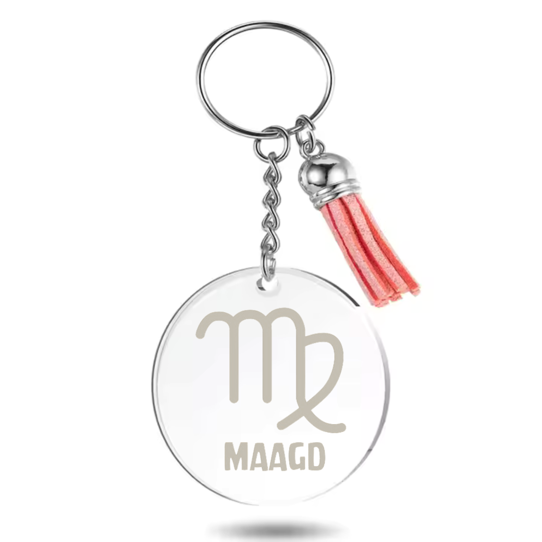Sleutelhanger met sterrenbeeld Maagd