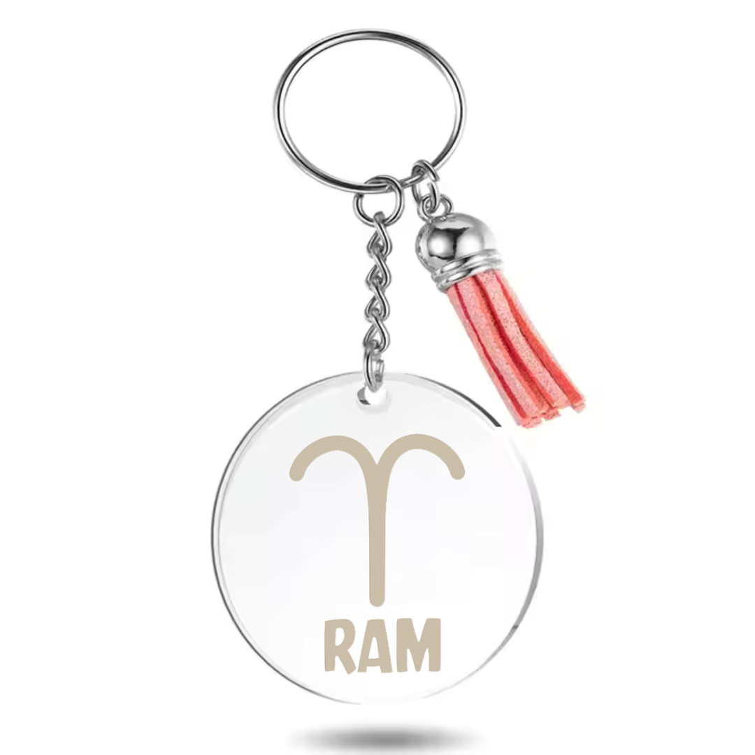 Sleutelhanger met sterrenbeeld Ram