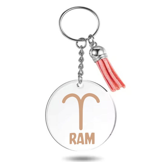 Sleutelhanger met sterrenbeeld Ram