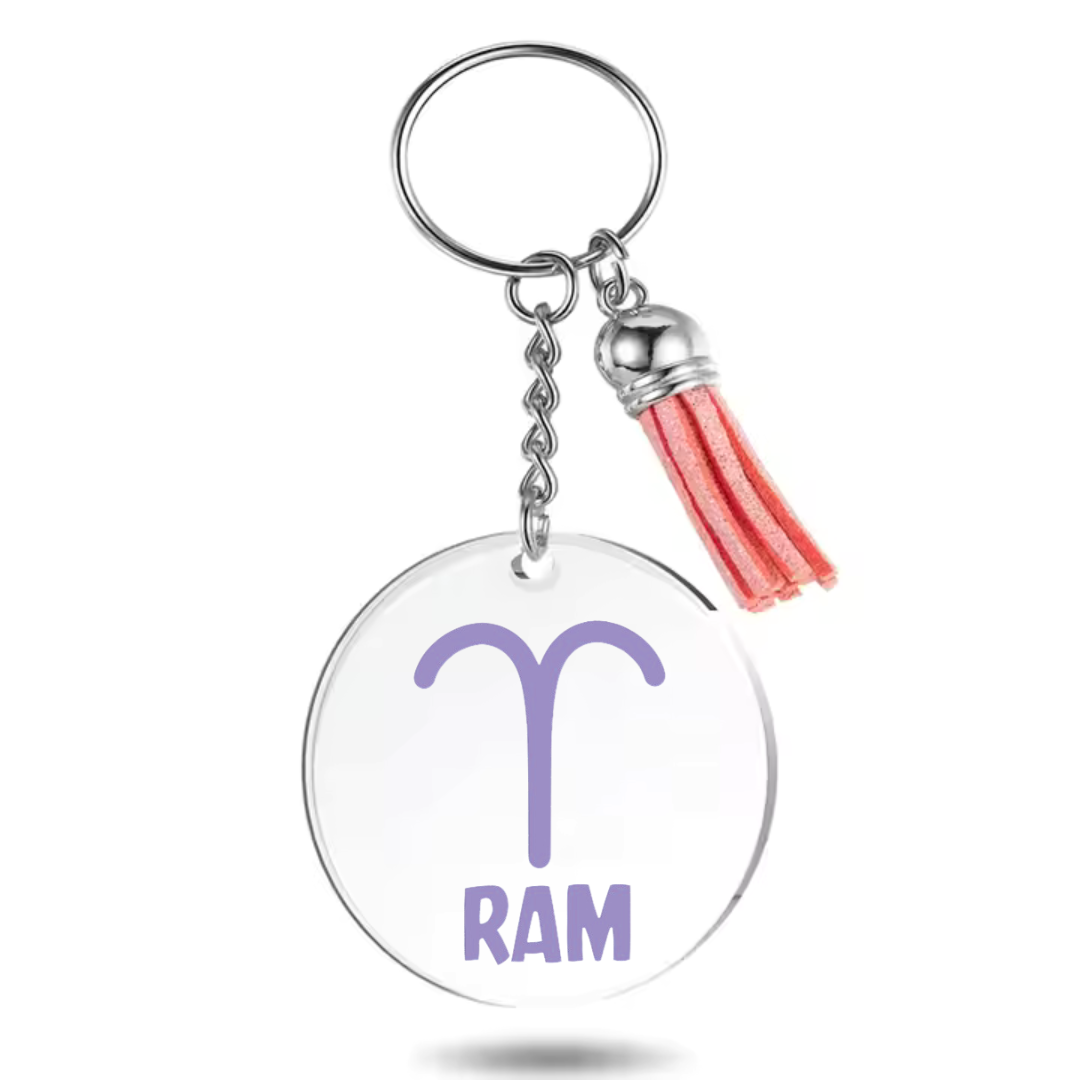 Sleutelhanger met sterrenbeeld Ram