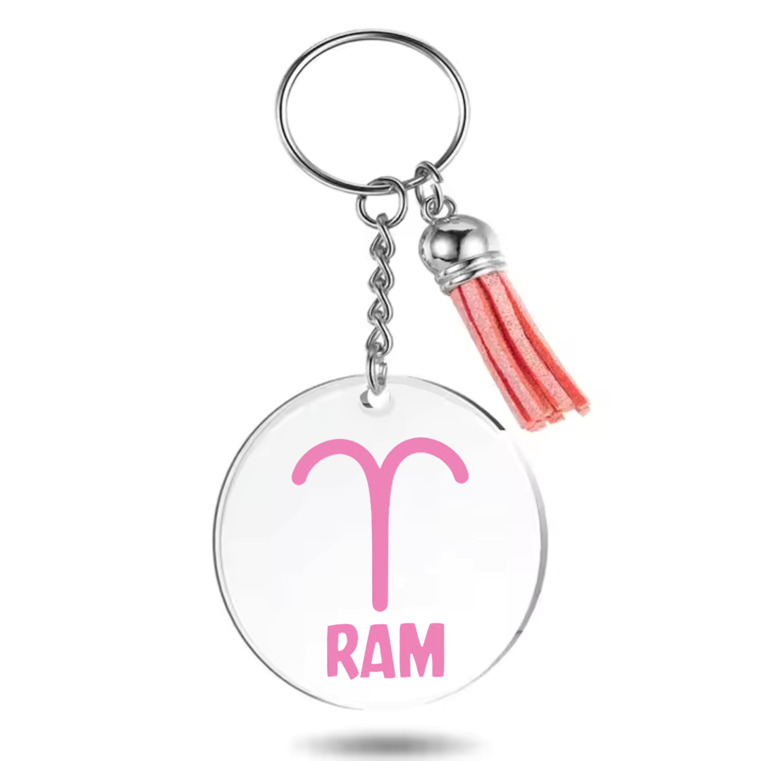 Sleutelhanger met sterrenbeeld Ram