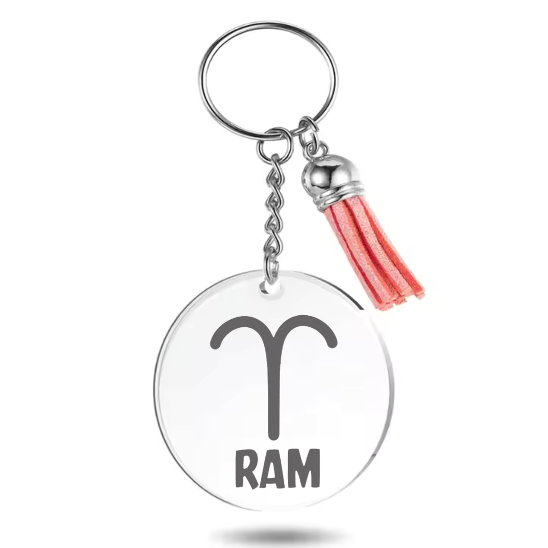 Sleutelhanger met sterrenbeeld Ram