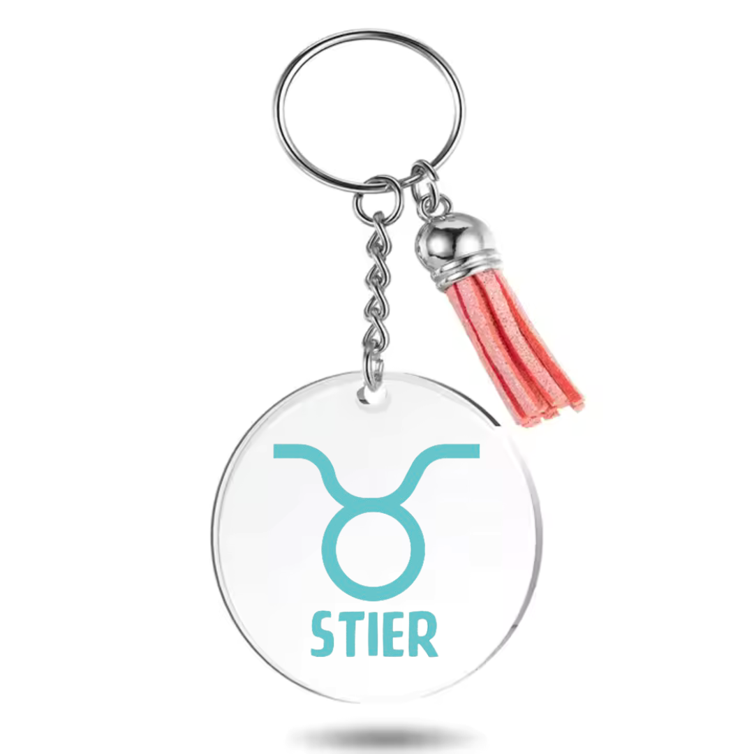 Sleutelhanger met sterrenbeeld Stier