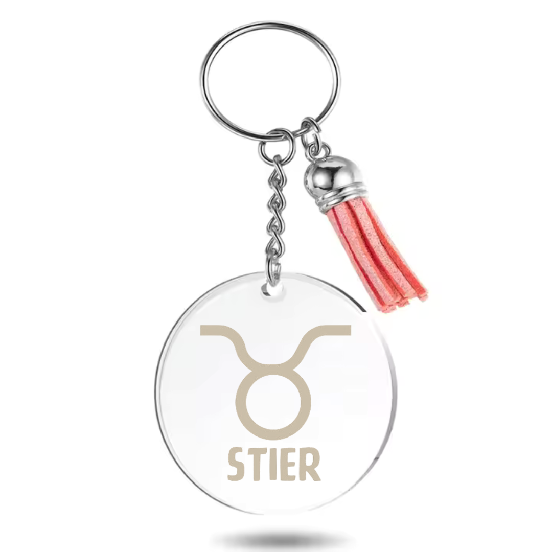 Sleutelhanger met sterrenbeeld Stier
