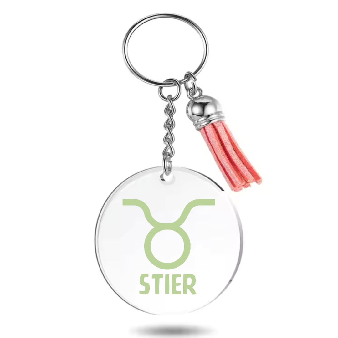 Sleutelhanger met sterrenbeeld Stier