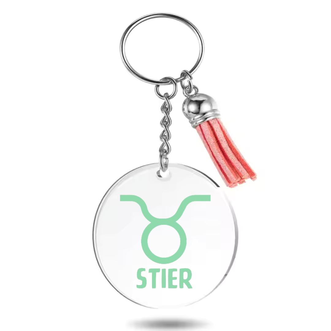 Sleutelhanger met sterrenbeeld Stier