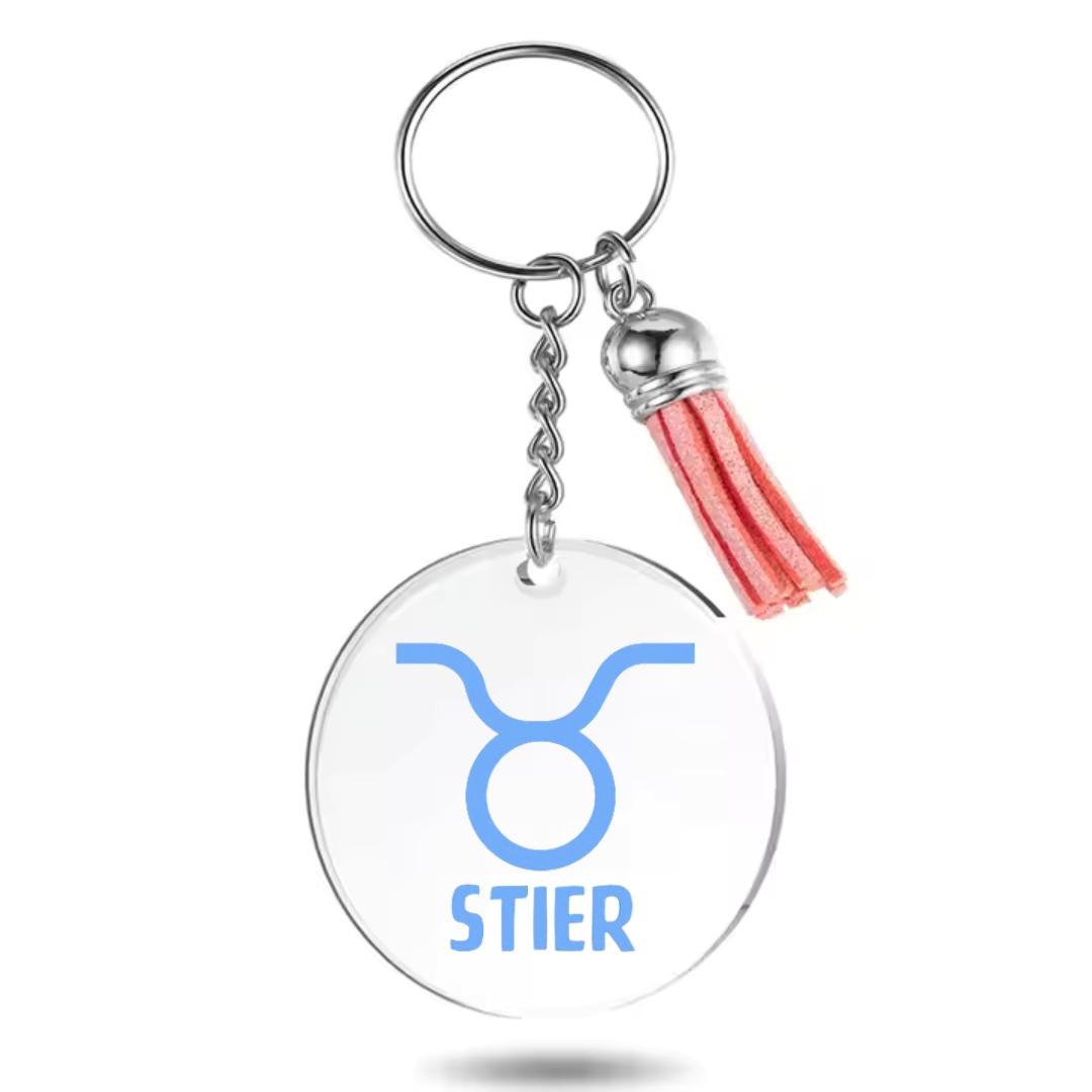 Sleutelhanger met sterrenbeeld Stier