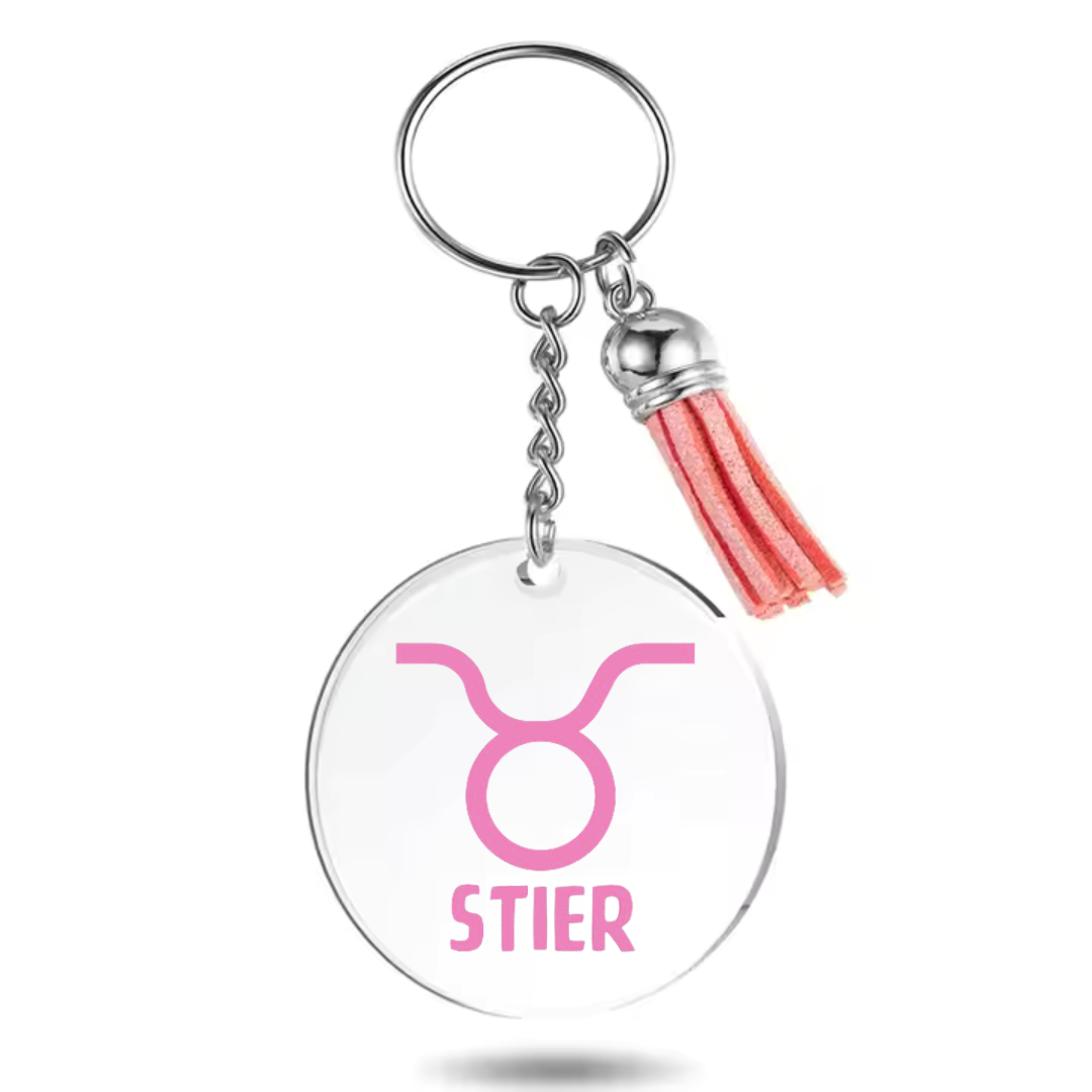 Sleutelhanger met sterrenbeeld Stier