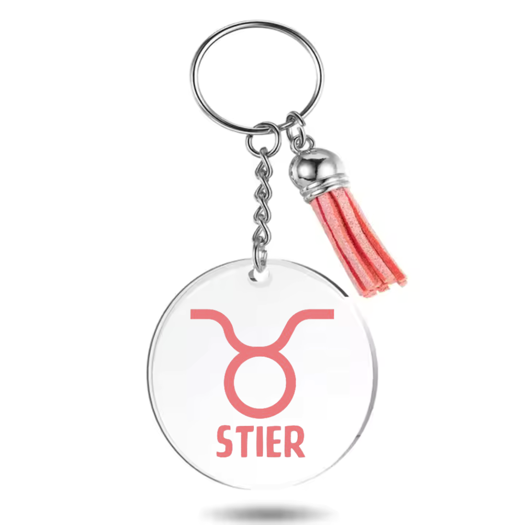 Sleutelhanger met sterrenbeeld Stier
