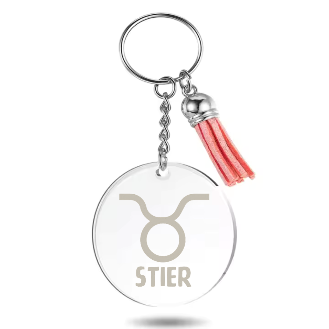 Sleutelhanger met sterrenbeeld Stier