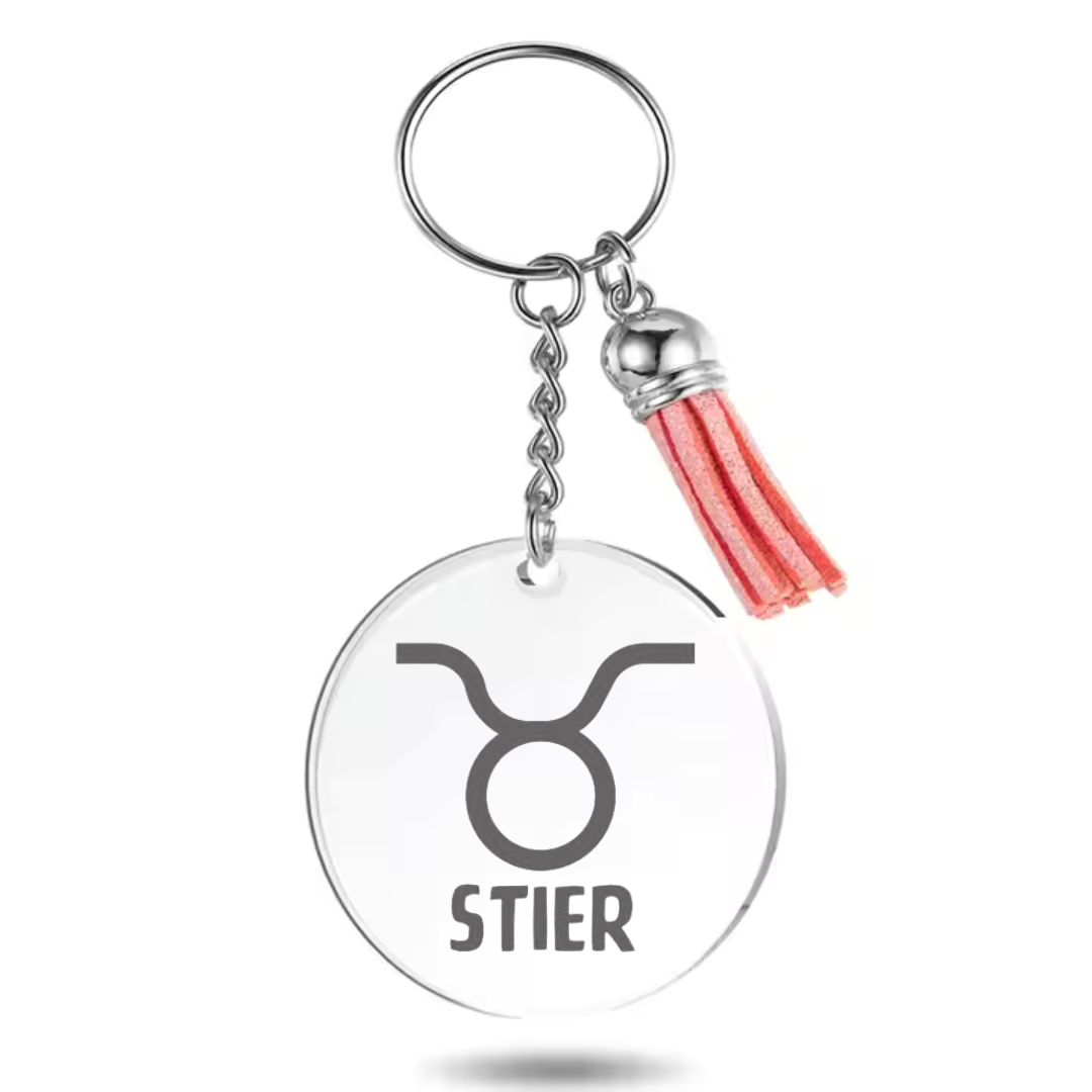 Sleutelhanger met sterrenbeeld Stier