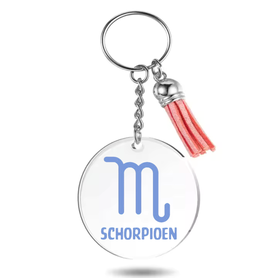 Sleutelhanger met sterrenbeeld Schorpioen