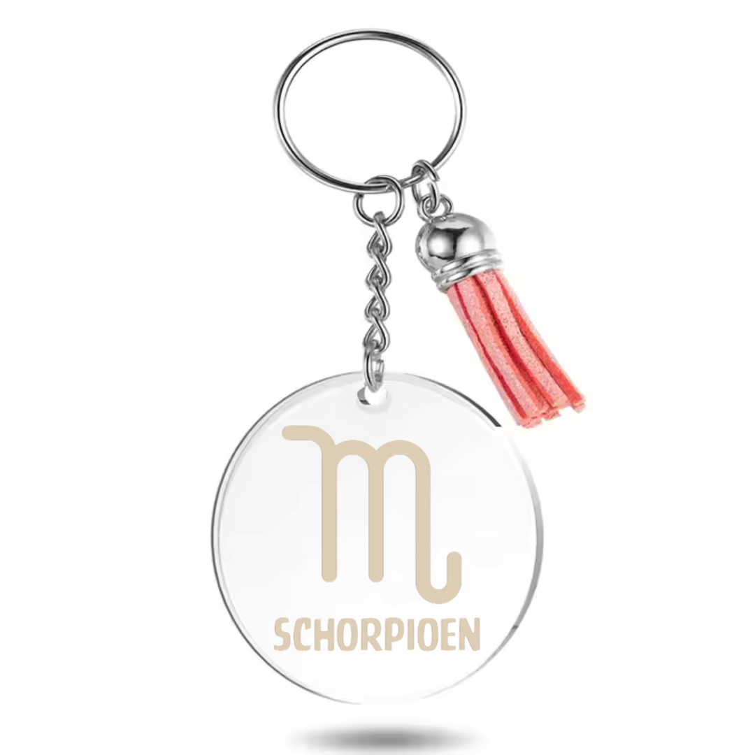 Sleutelhanger met sterrenbeeld Schorpioen