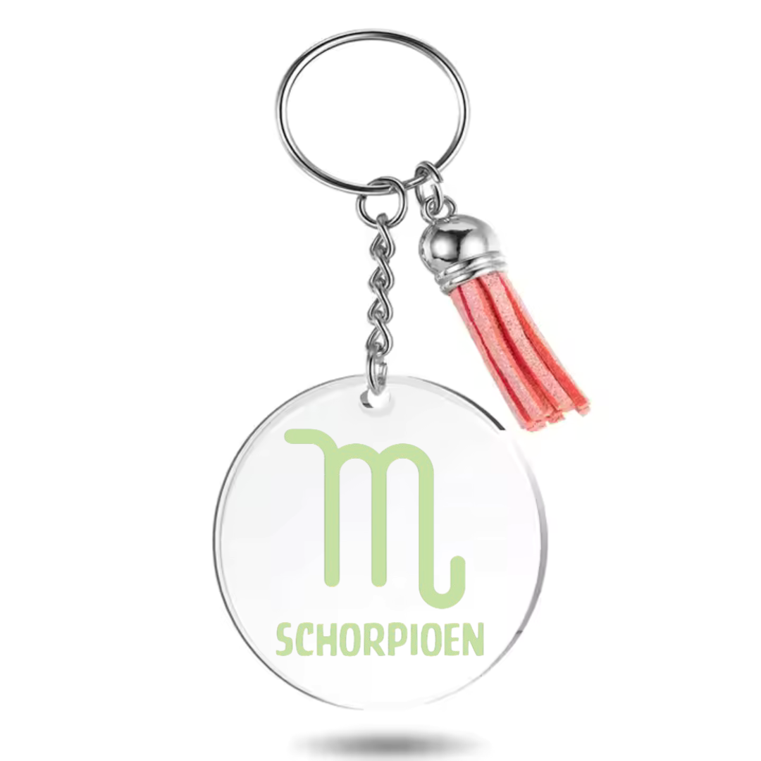 Sleutelhanger met sterrenbeeld Schorpioen