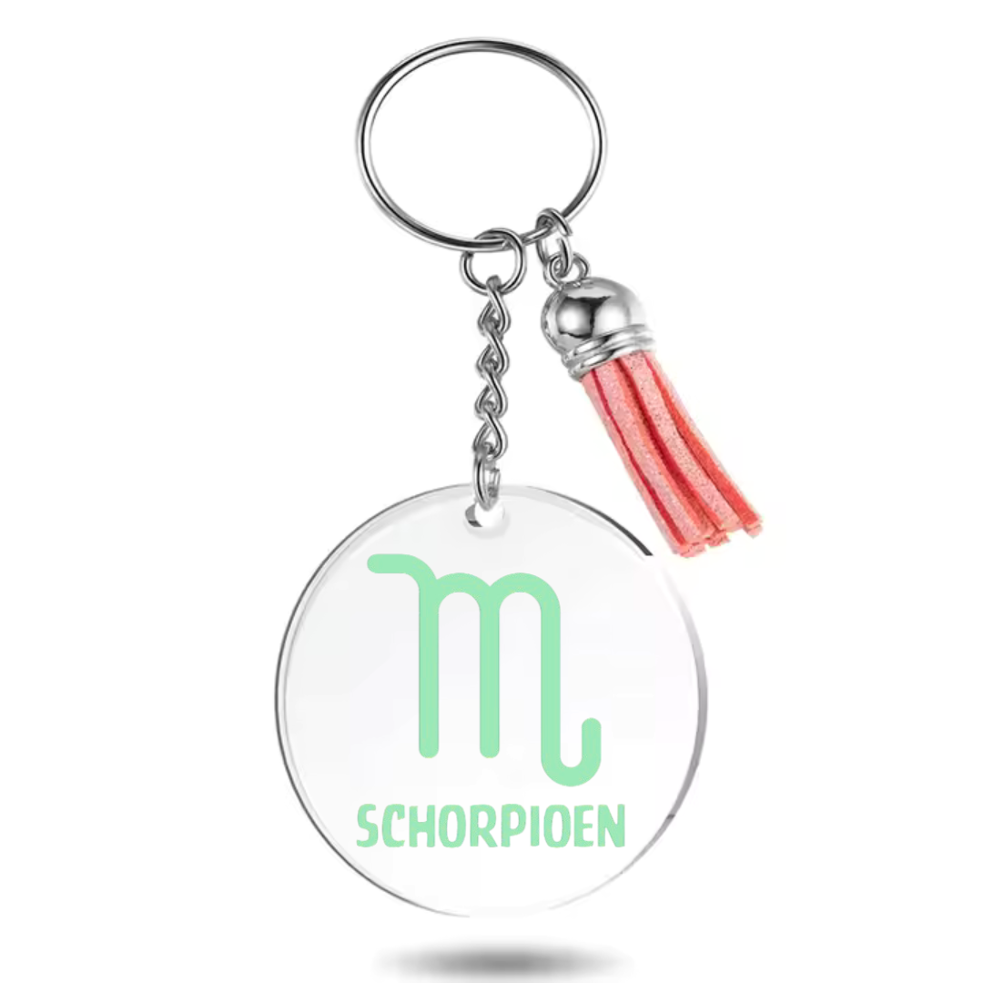 Sleutelhanger met sterrenbeeld Schorpioen