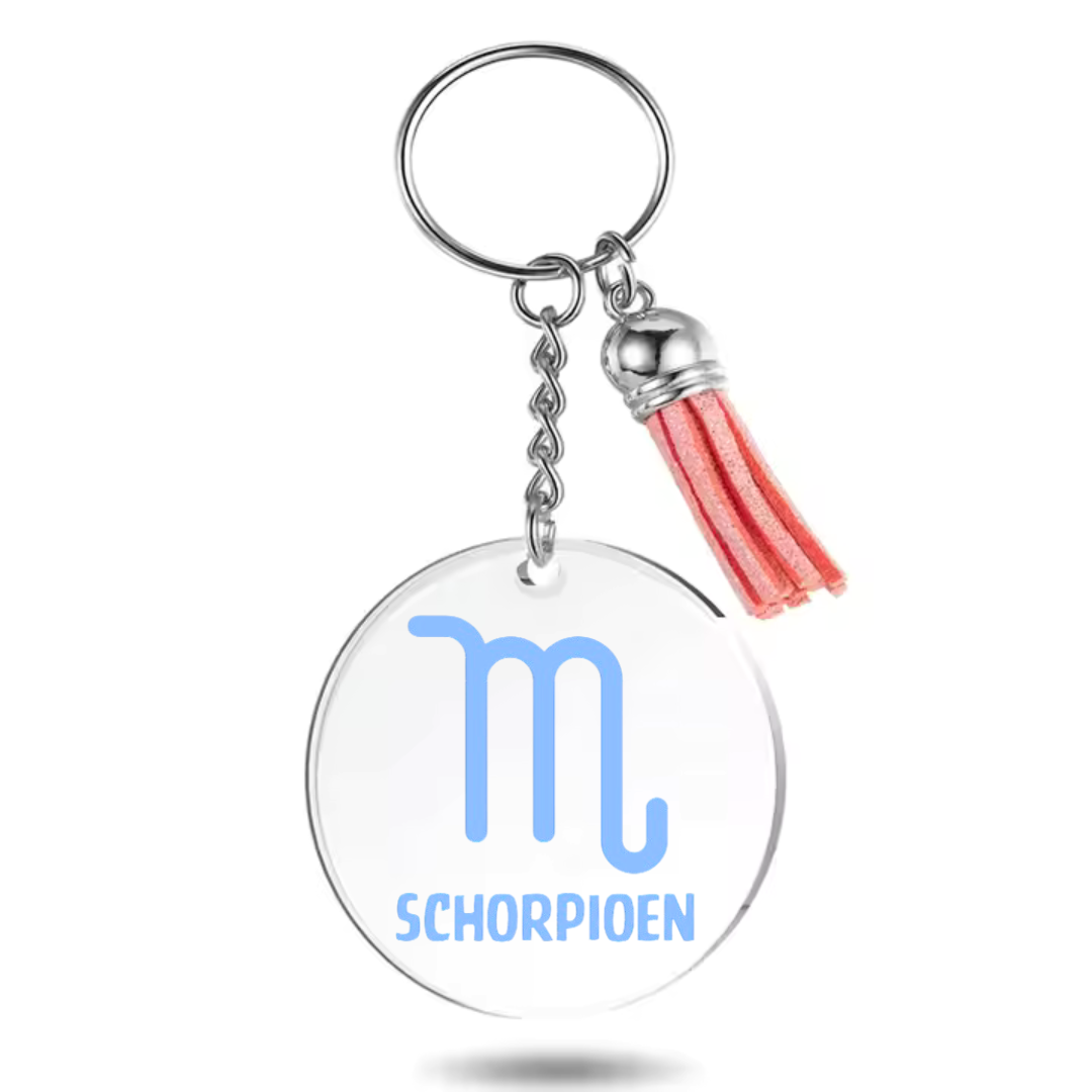 Sleutelhanger met sterrenbeeld Schorpioen