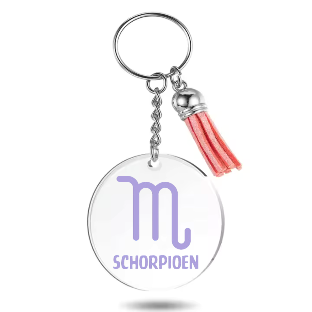 Sleutelhanger met sterrenbeeld Schorpioen