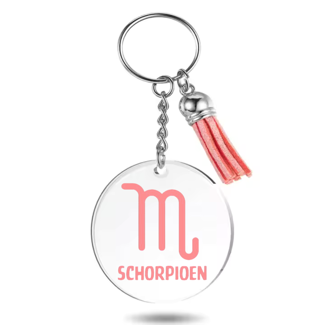 Sleutelhanger met sterrenbeeld Schorpioen