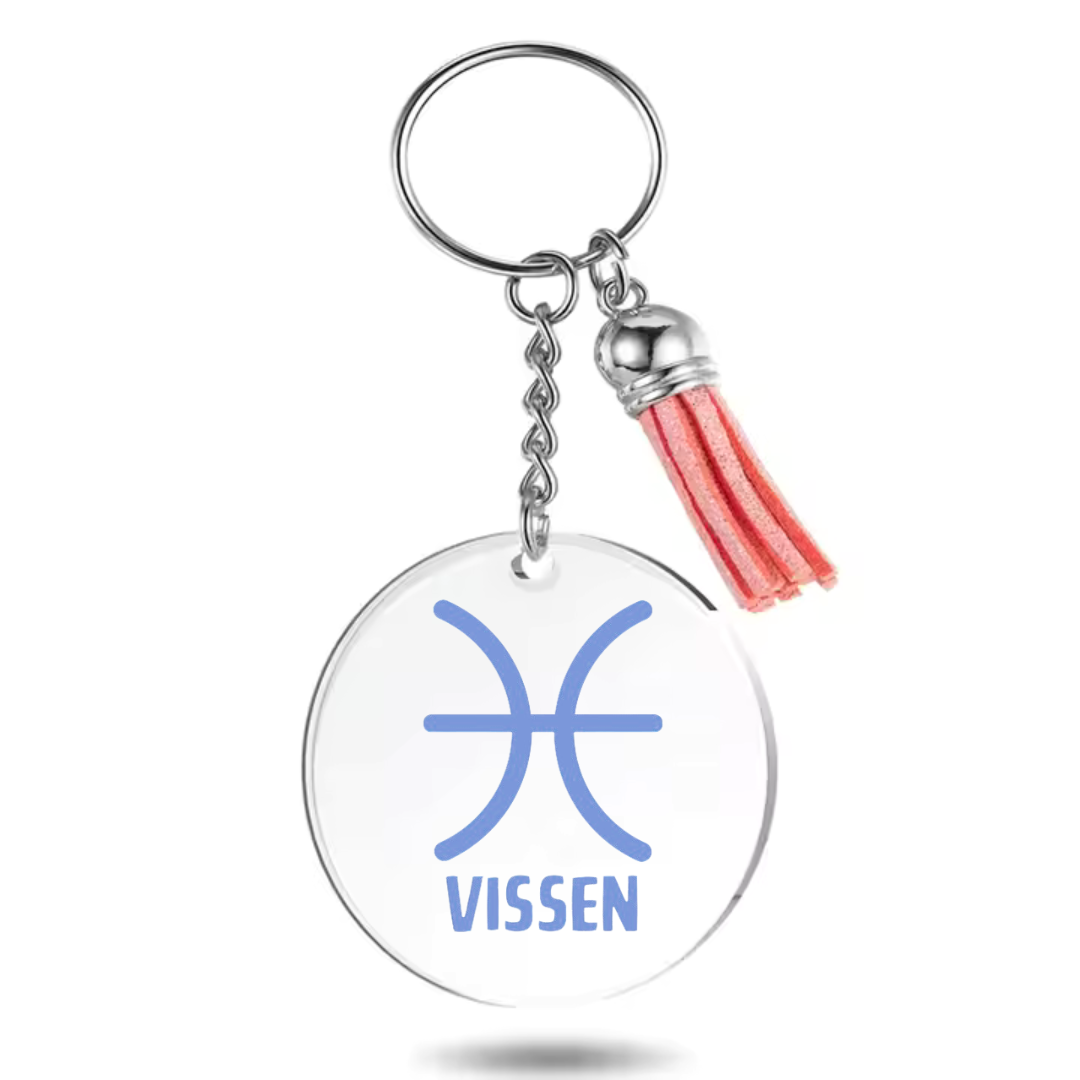 Sleutelhanger met sterrenbeeld Vissen