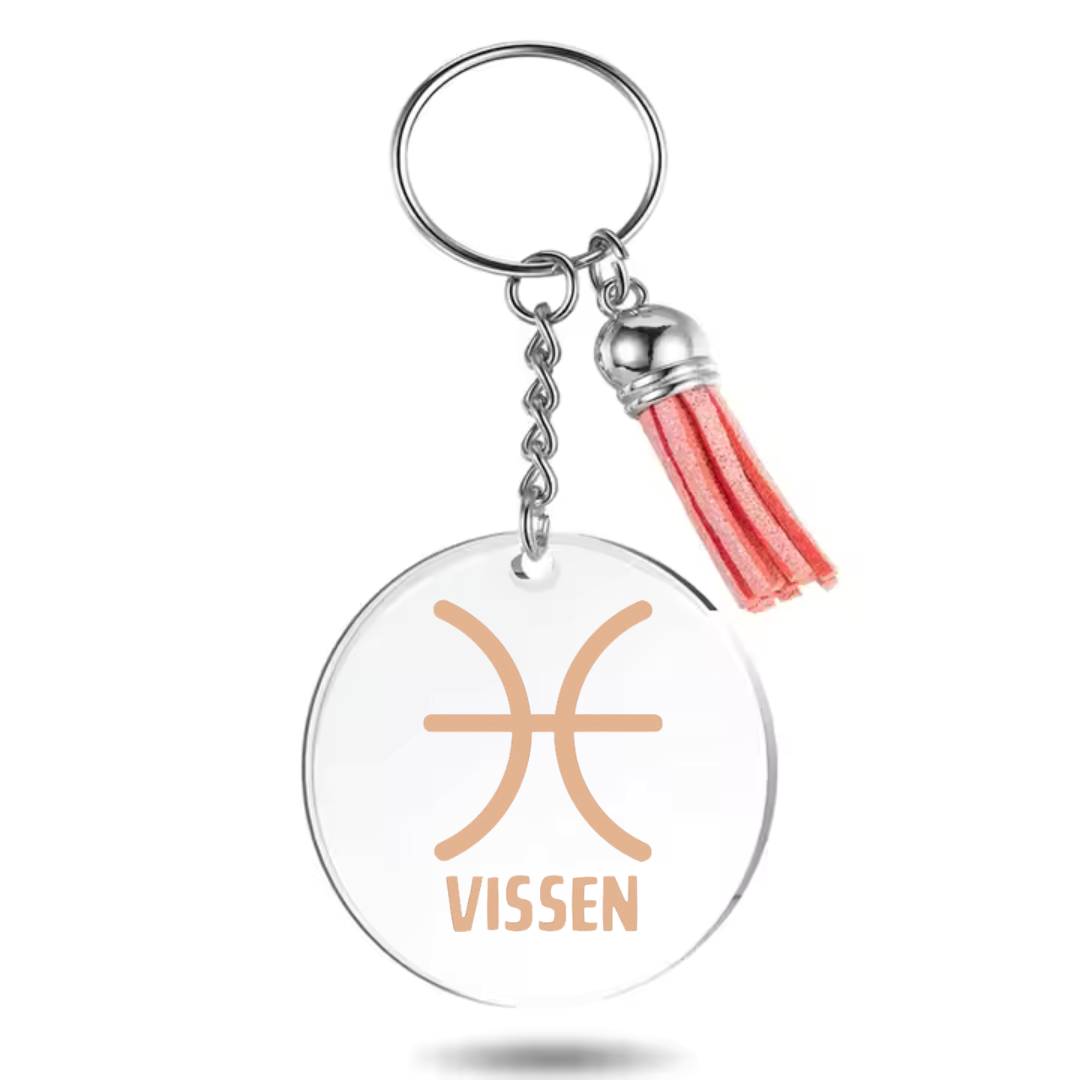 Sleutelhanger met sterrenbeeld Vissen
