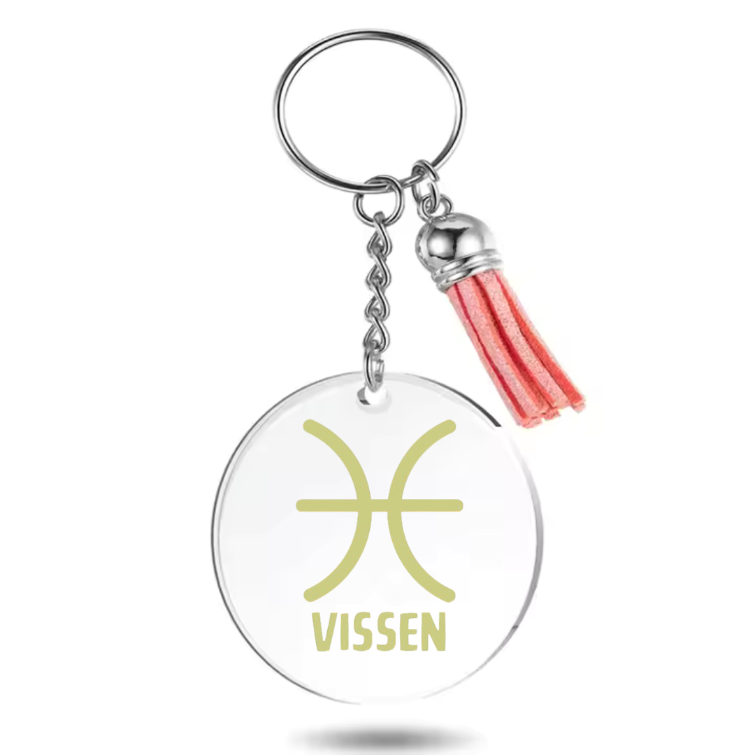 Sleutelhanger met sterrenbeeld Vissen