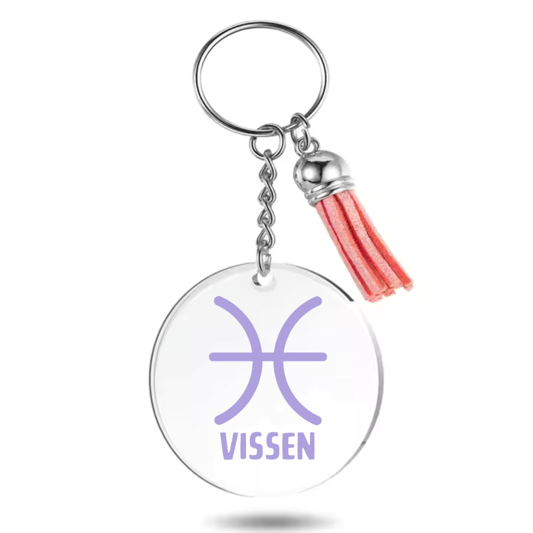 Sleutelhanger met sterrenbeeld Vissen