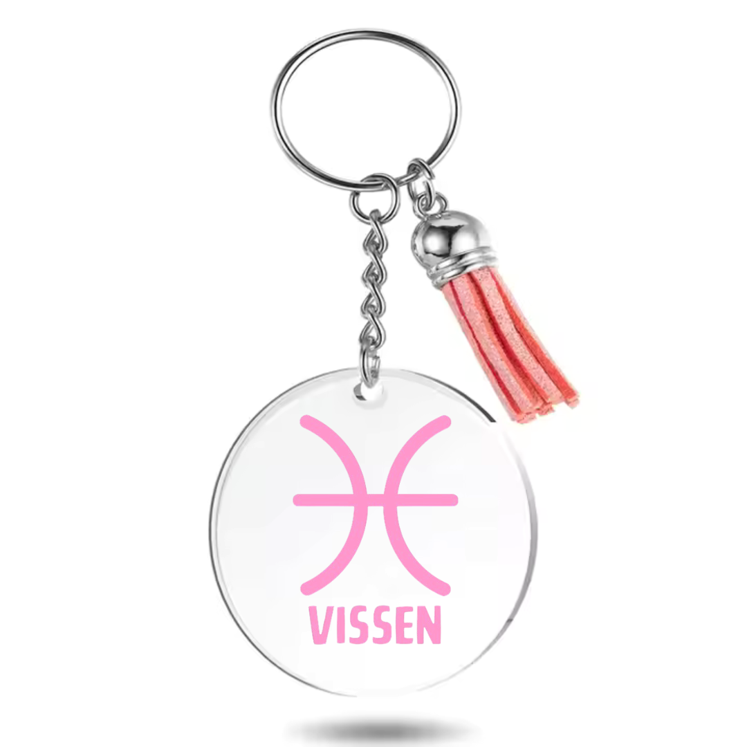 Sleutelhanger met sterrenbeeld Vissen