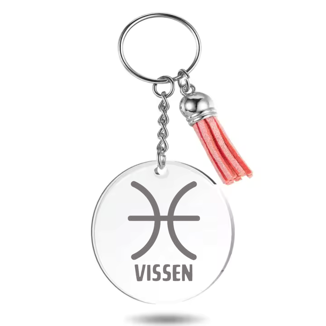 Sleutelhanger met sterrenbeeld Vissen