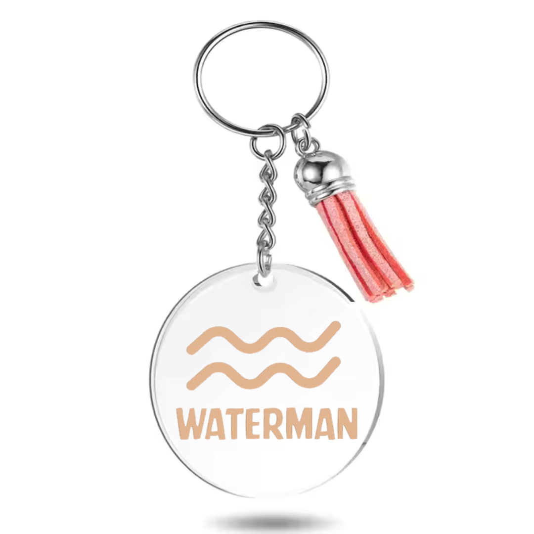 Sleutelhanger met sterrenbeeld Waterman