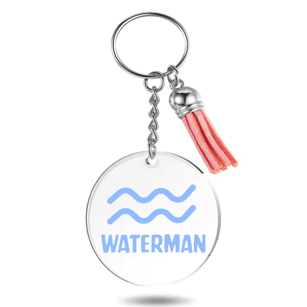 Sleutelhanger met sterrenbeeld Waterman