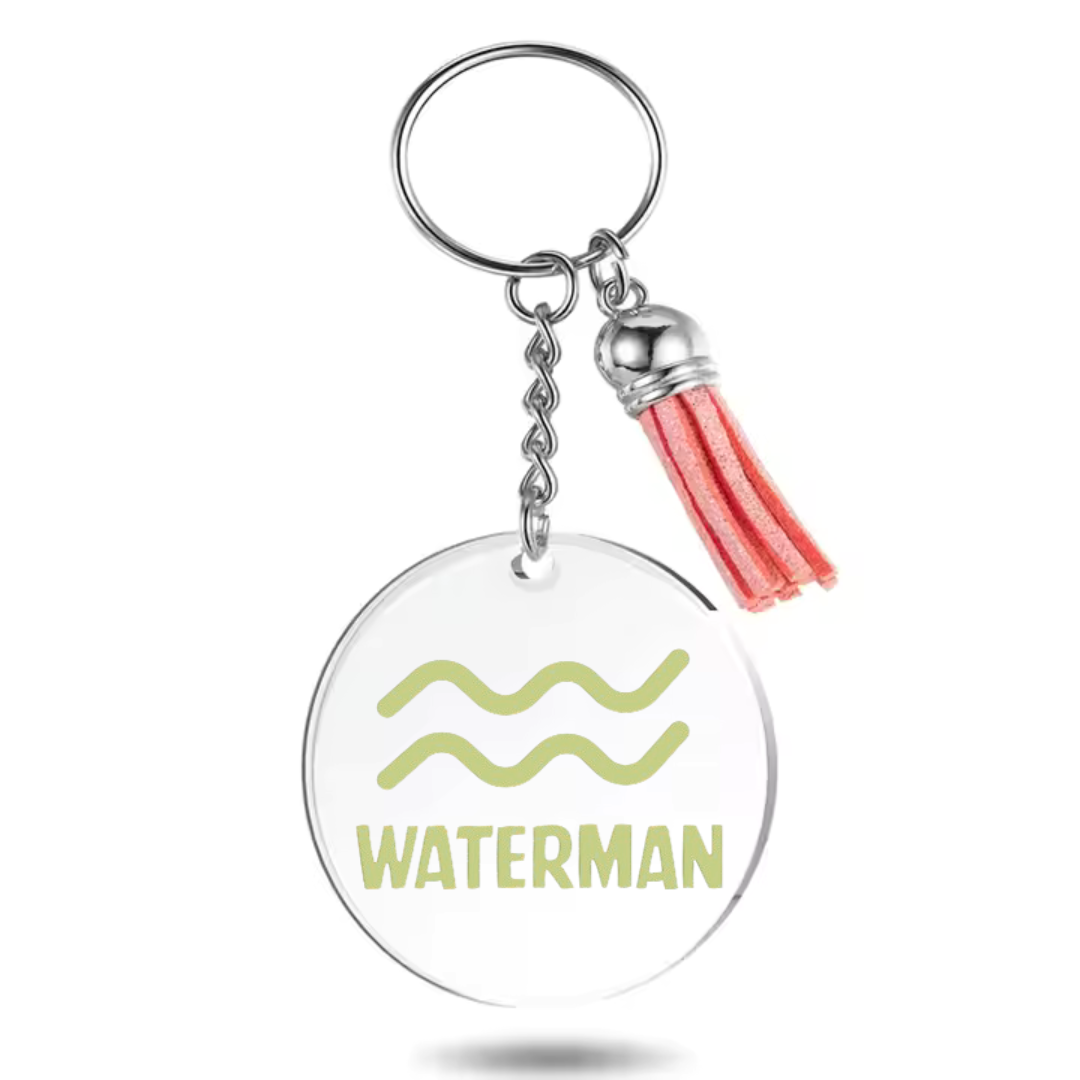 Sleutelhanger met sterrenbeeld Waterman