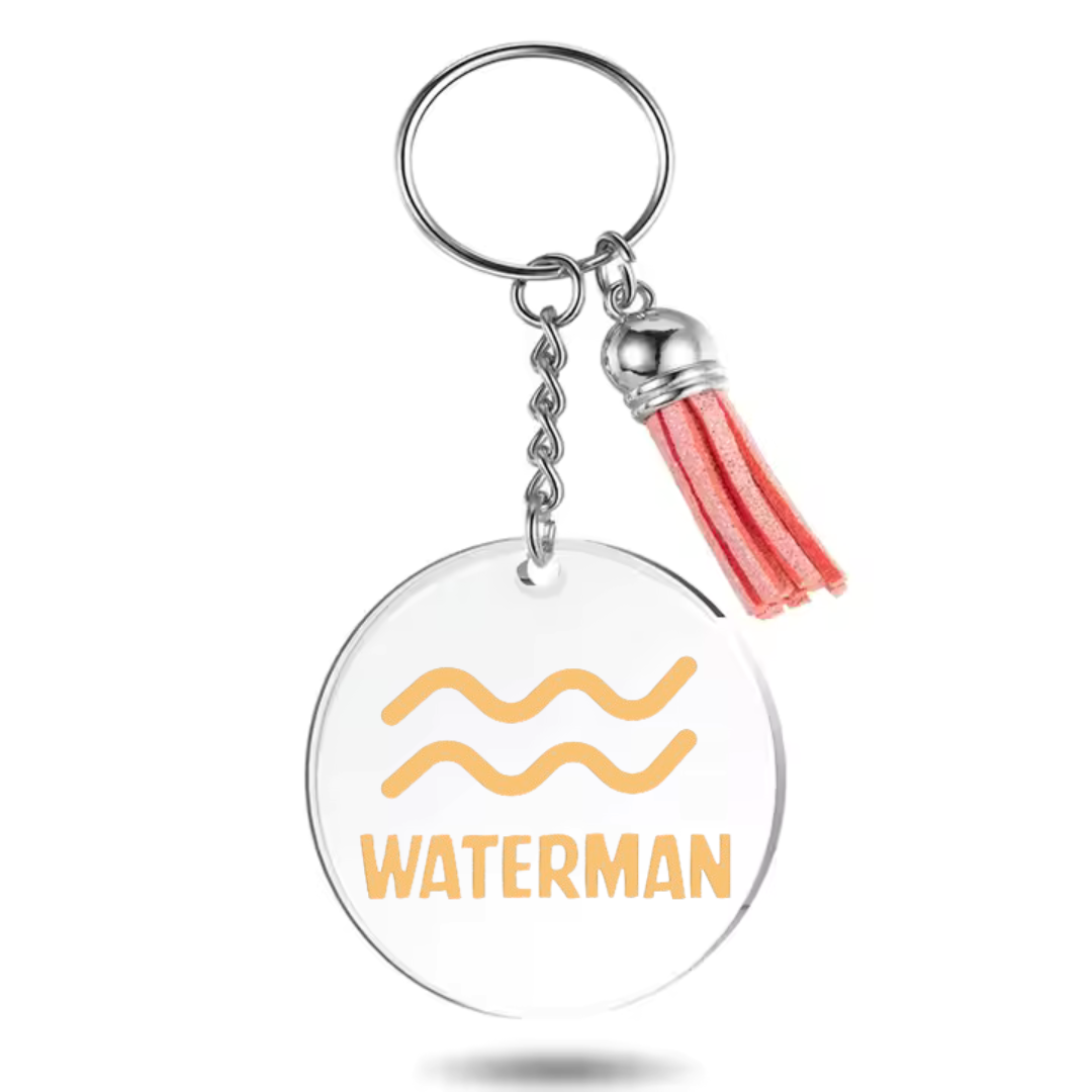 Sleutelhanger met sterrenbeeld Waterman