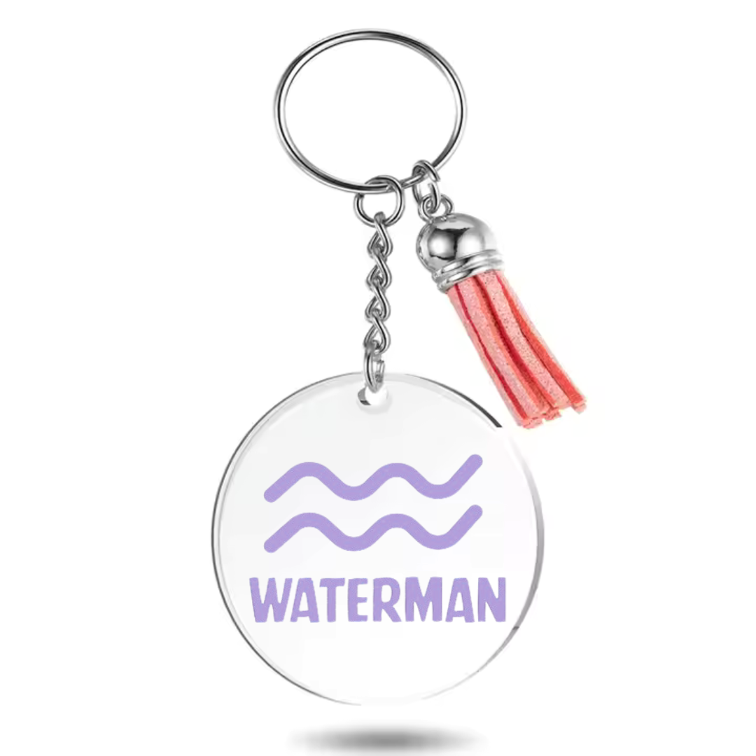 Sleutelhanger met sterrenbeeld Waterman
