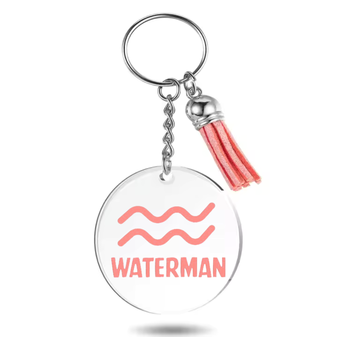 Sleutelhanger met sterrenbeeld Waterman